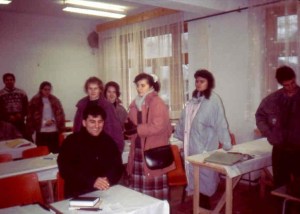 Greek class - "Better keep your coats on!"