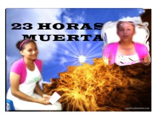 Angélica Zambrano, "dead for 23 hours"