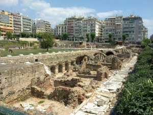 The underground shopping mall of ancient Thessalonica
