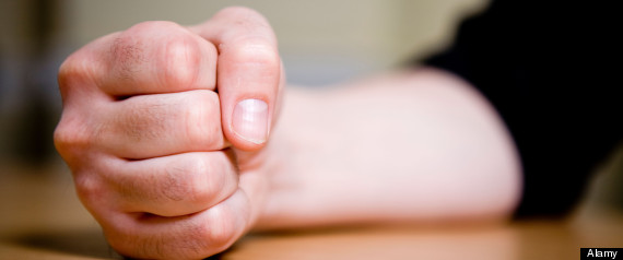 Angry fist. Image shot 2009. Exact date unknown.